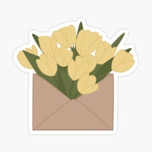 Vintage Envelope sticker