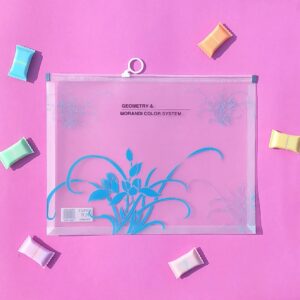 Blue Morandi Color-2 Confetti Folder