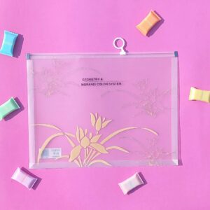 Yellow Morandi Confetti Folder