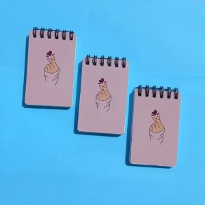 Finger Heart Notepad