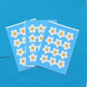 Daisy Floral Theme Sticker Sheet