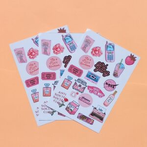 Girl Gang Theme Sticker Sheet