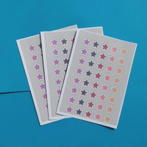 Star Theme Sticker Sheet