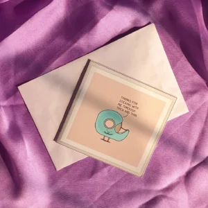 Thanks For Thick And Thin Card