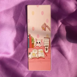 Cat an Study Table Book Mark