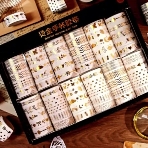 Gold stamp washi tapes