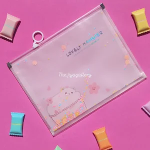 Hamspter in Bucket Confetti Folder