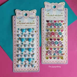 Heart Diamond Crystal Stickers