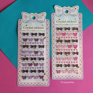 Bow Crystal Stickers