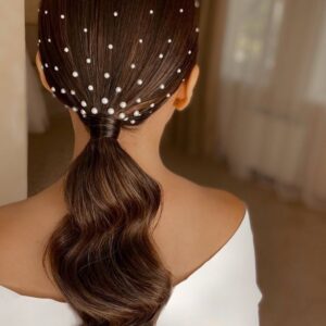 White Hair Beads